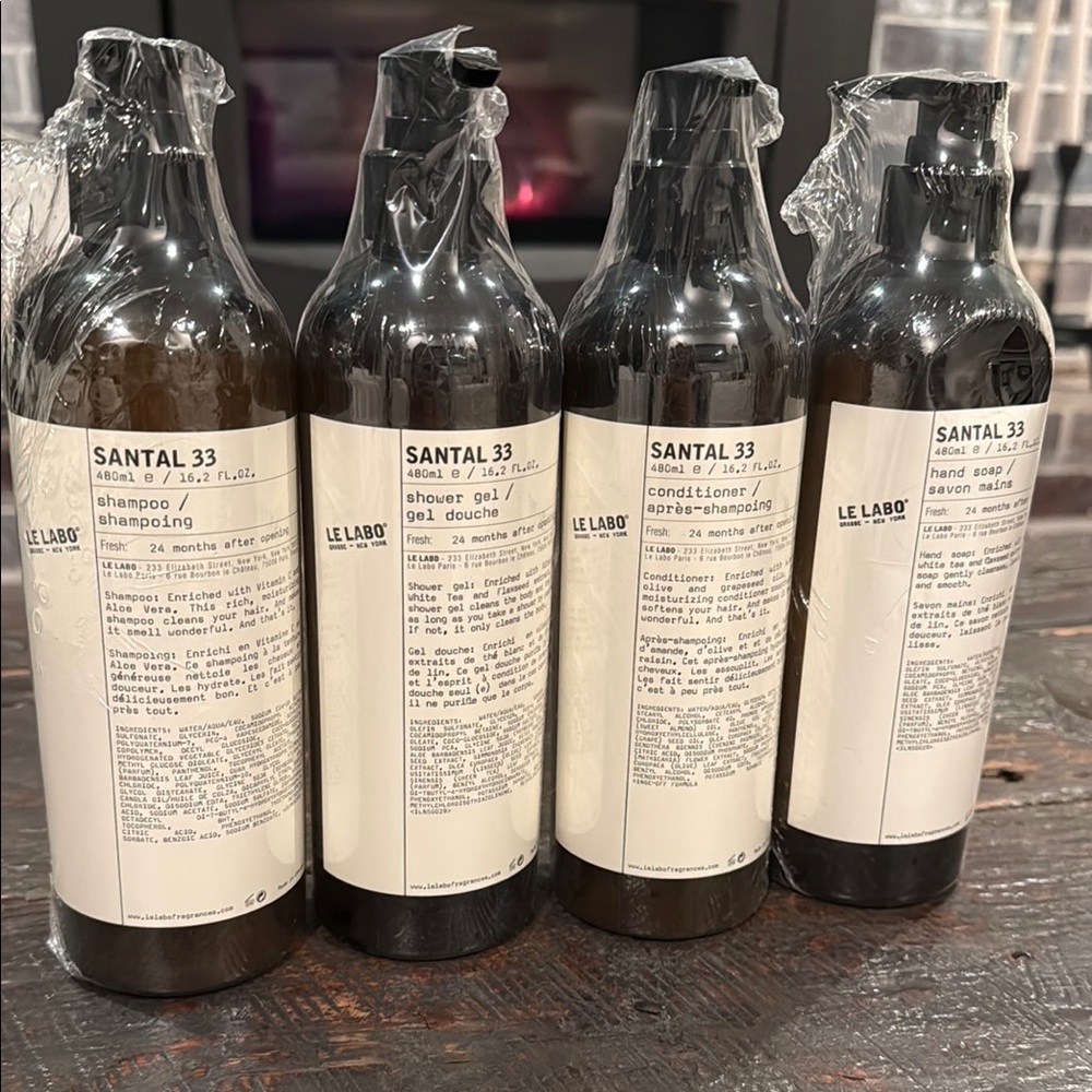 Le Labo Santal 33 Hair and Body Care Collection